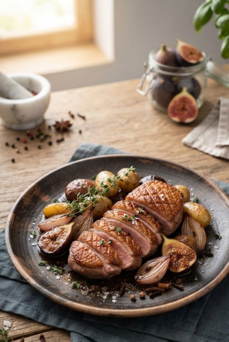 magret de canard aux figues et 4 épices magret de canard aux figues et 4 épices