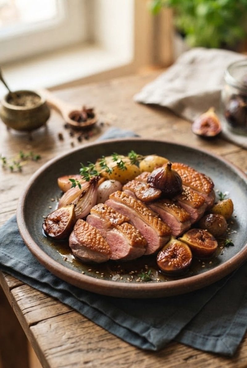 magret de canard aux figues et 4 épices magret de canard aux figues et 4 épices