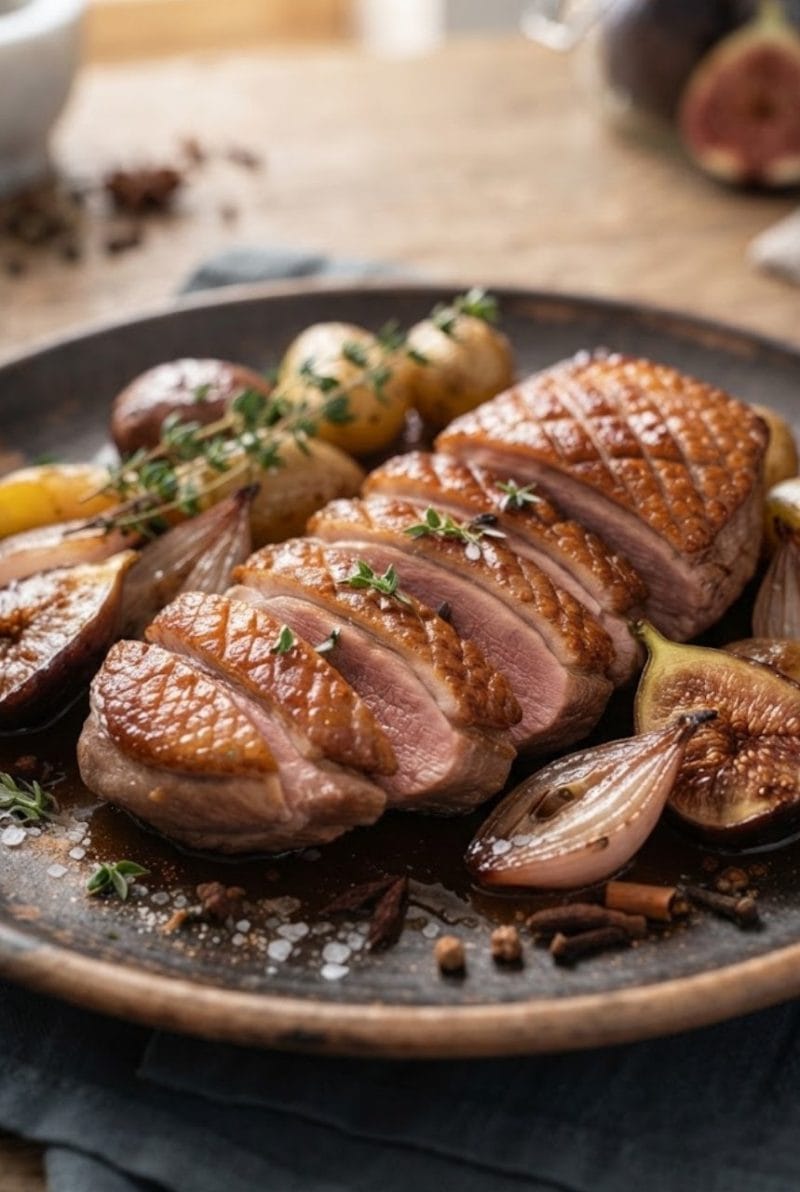 magret de canard aux figues et 4 épices magret de canard aux figues et 4 épices