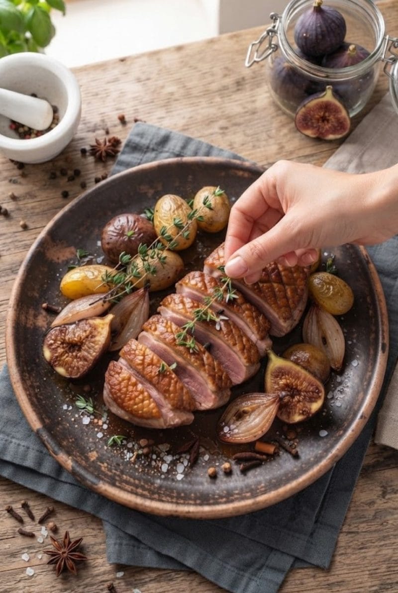 magret de canard aux figues et 4 épices magret de canard aux figues et 4 épices