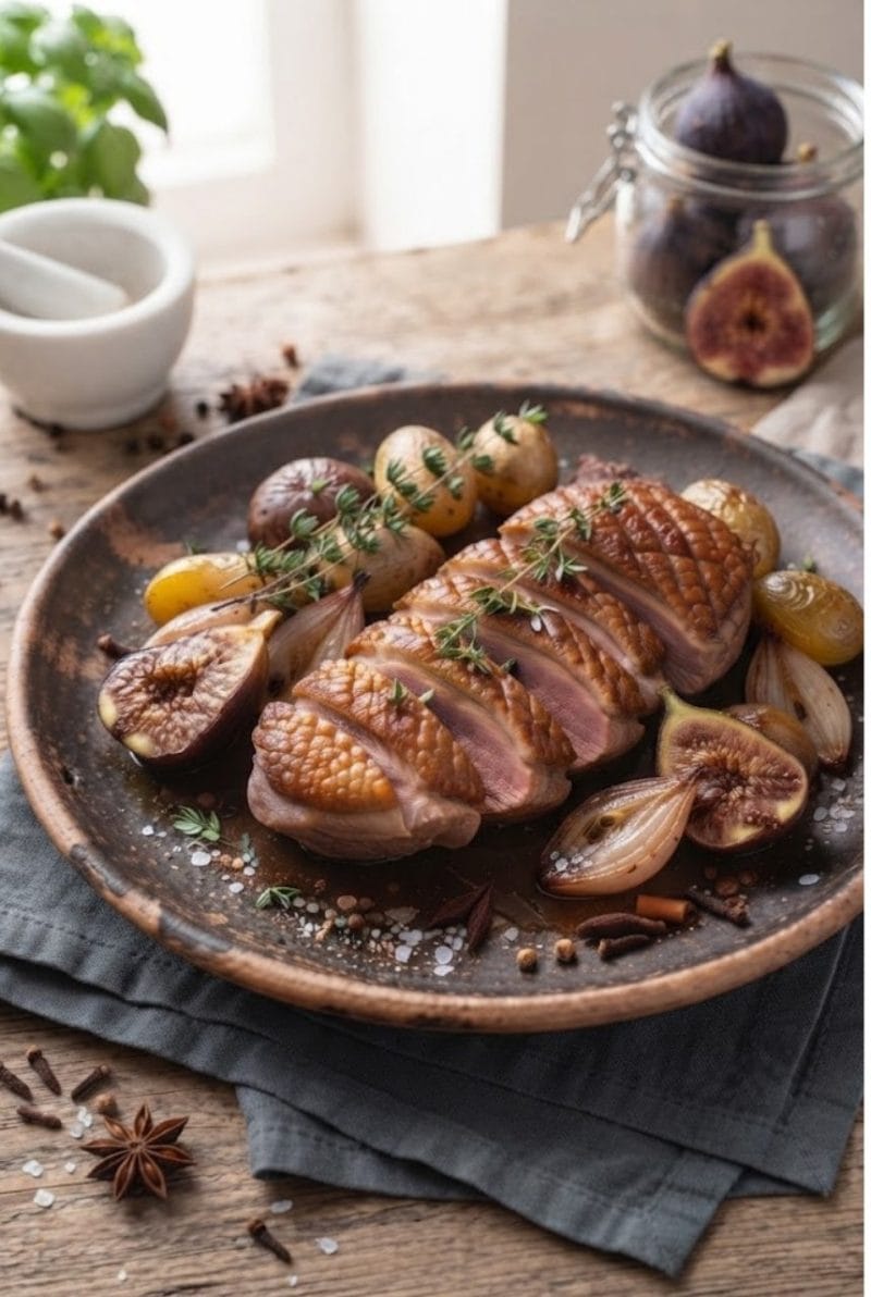 magret de canard aux figues et 4 épices magret de canard aux figues et 4 épices
