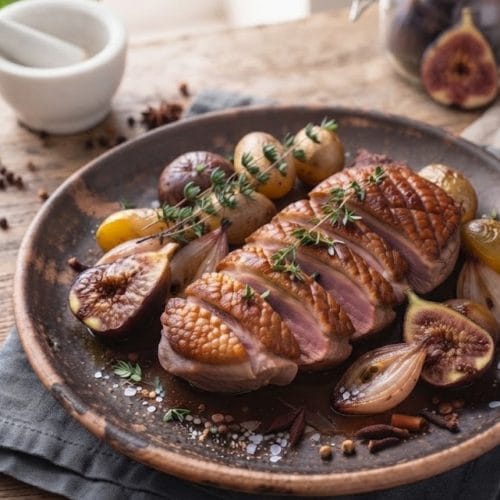 Magret de canard aux figues et 4 épices: La recette irrésistible et facile 1 magret de canard aux figues et 4 épices