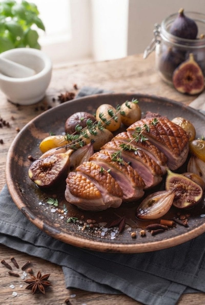 magret de canard aux figues et 4 épices magret de canard aux figues et 4 épices