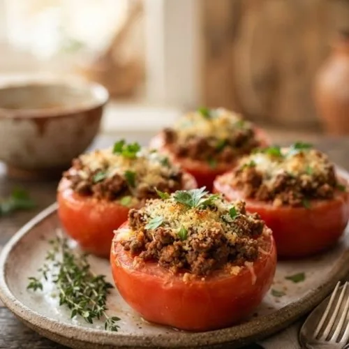 tomates farcies à la viande hachée