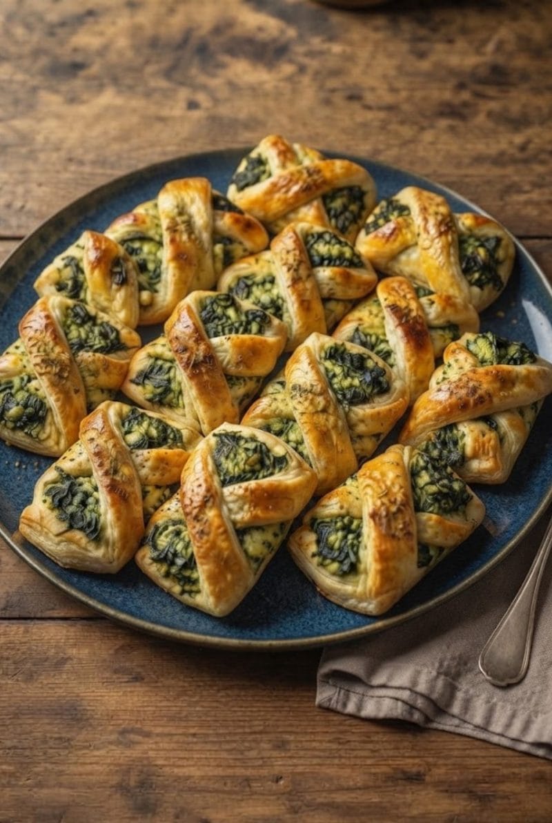 Feuilletés aux épinards, ricotta et garam massala Feuilletés aux épinards, ricotta et garam massala