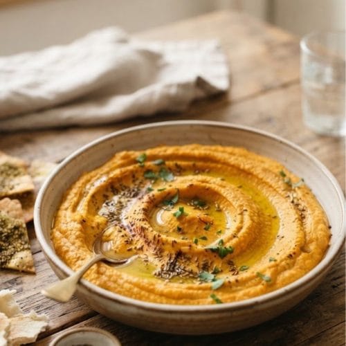 Houmous de carottes rôties au cumin