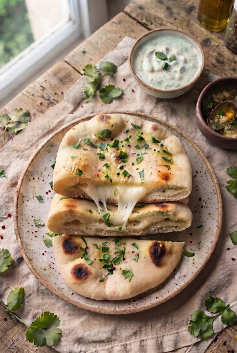 Naans au fromage ultra moelleux Naans au fromage ultra moelleux