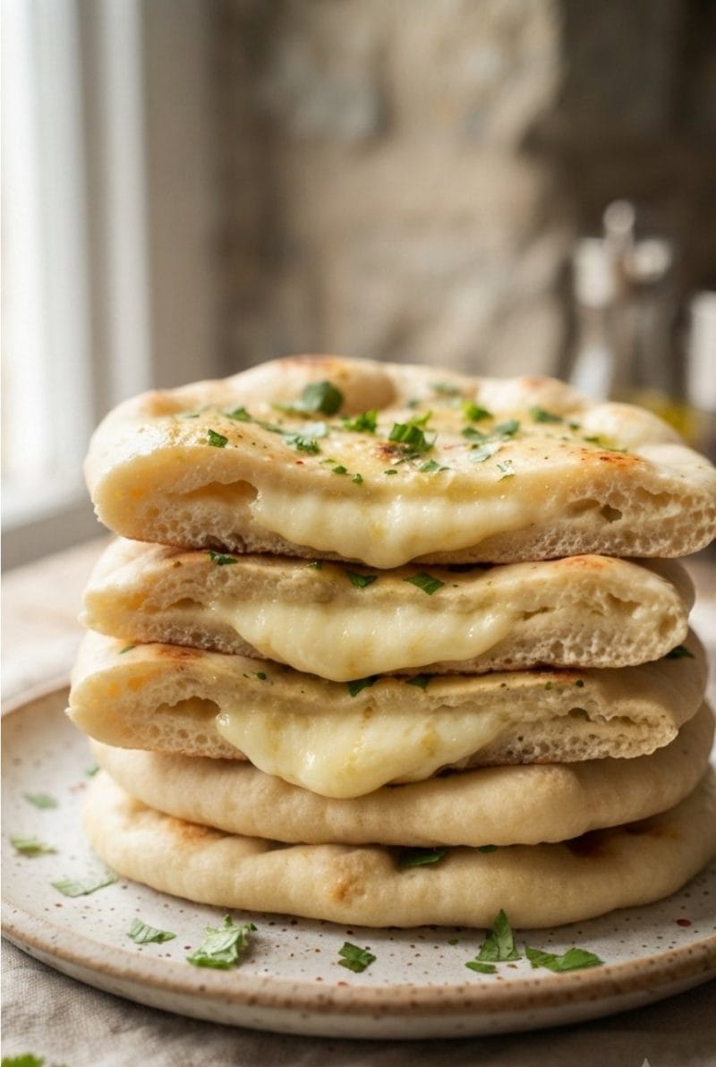 Naans au fromage ultra moelleux Naans au fromage ultra moelleux
