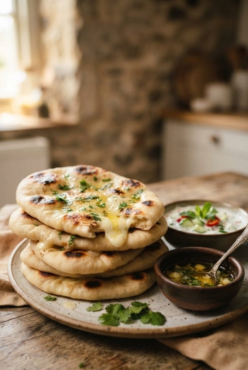 Naans au fromage ultra moelleux Naans au fromage ultra moelleux
