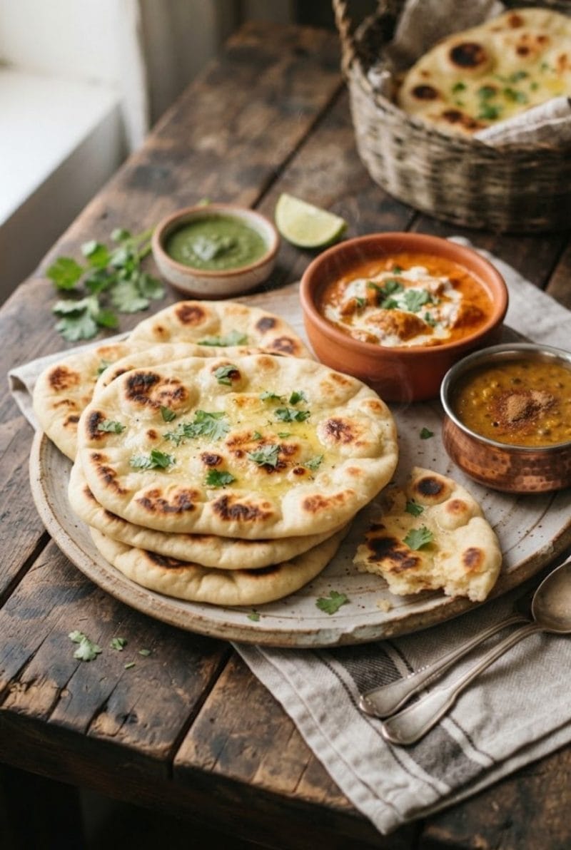 Naans indiens maison