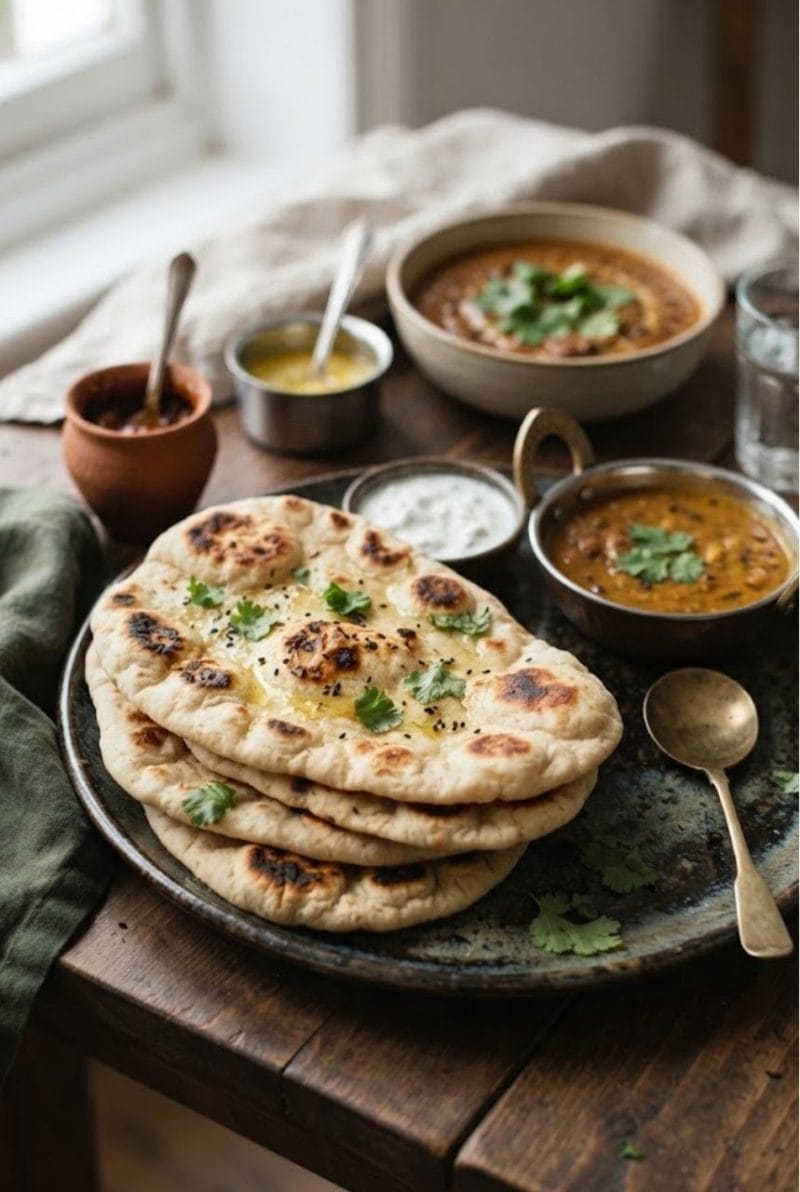 Naans indiens maison