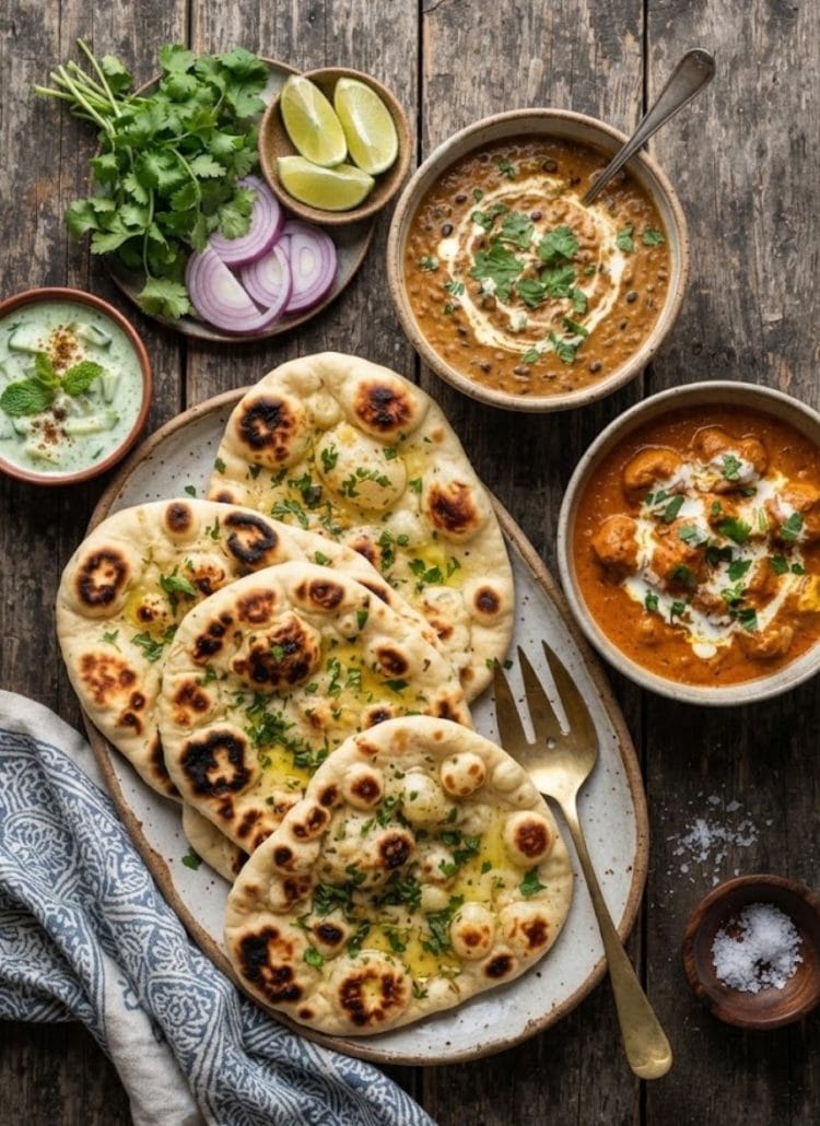 Naans indiens maison
