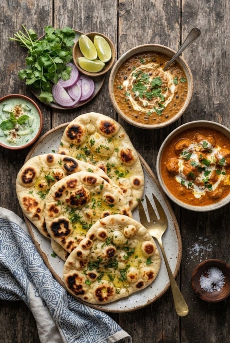 Naans indiens maison