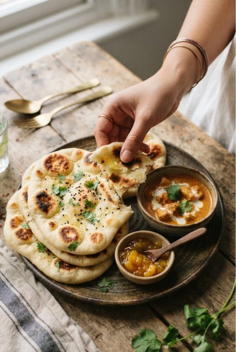 Naans indiens maison