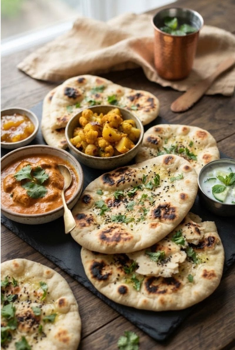 Naans indiens maison