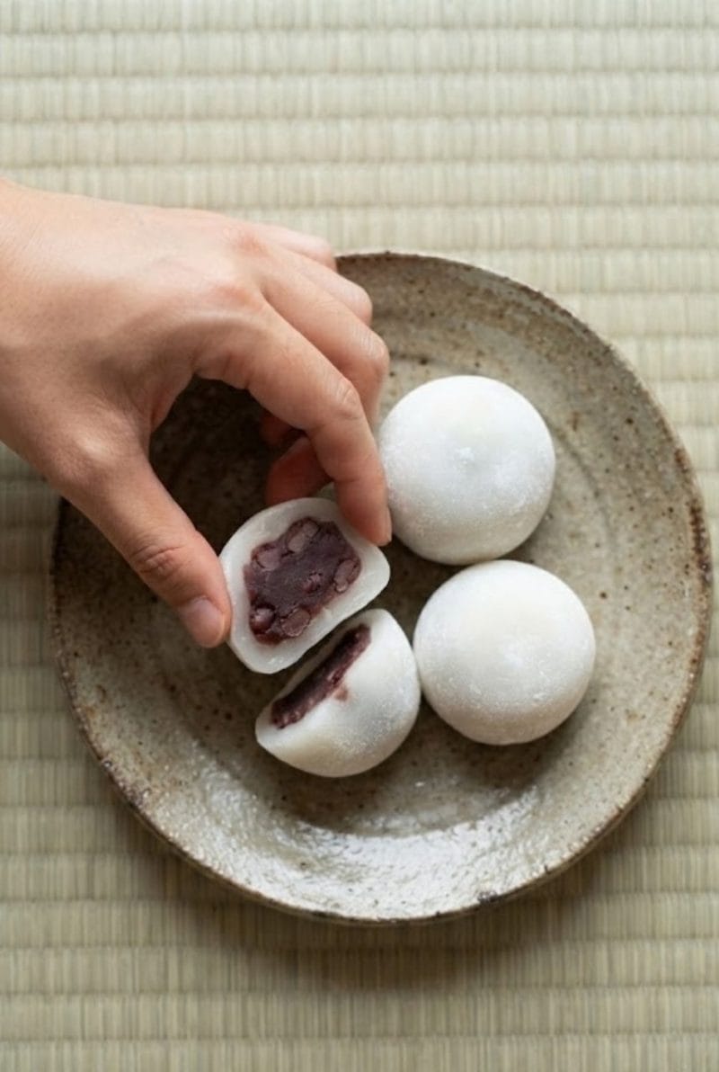 mochis traditionnels japonais